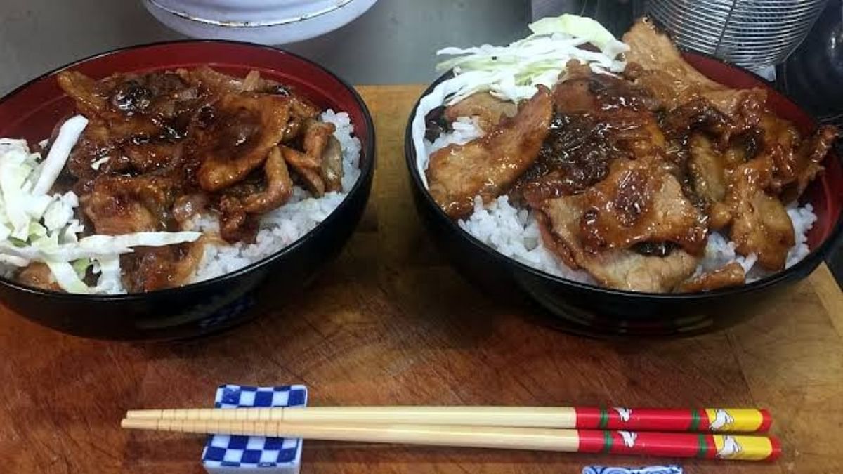 Shogayaki, again from Japan, where pork is marinated with ginger, featured on spot 5. Credit: Twitter/@JuanCarlosSC