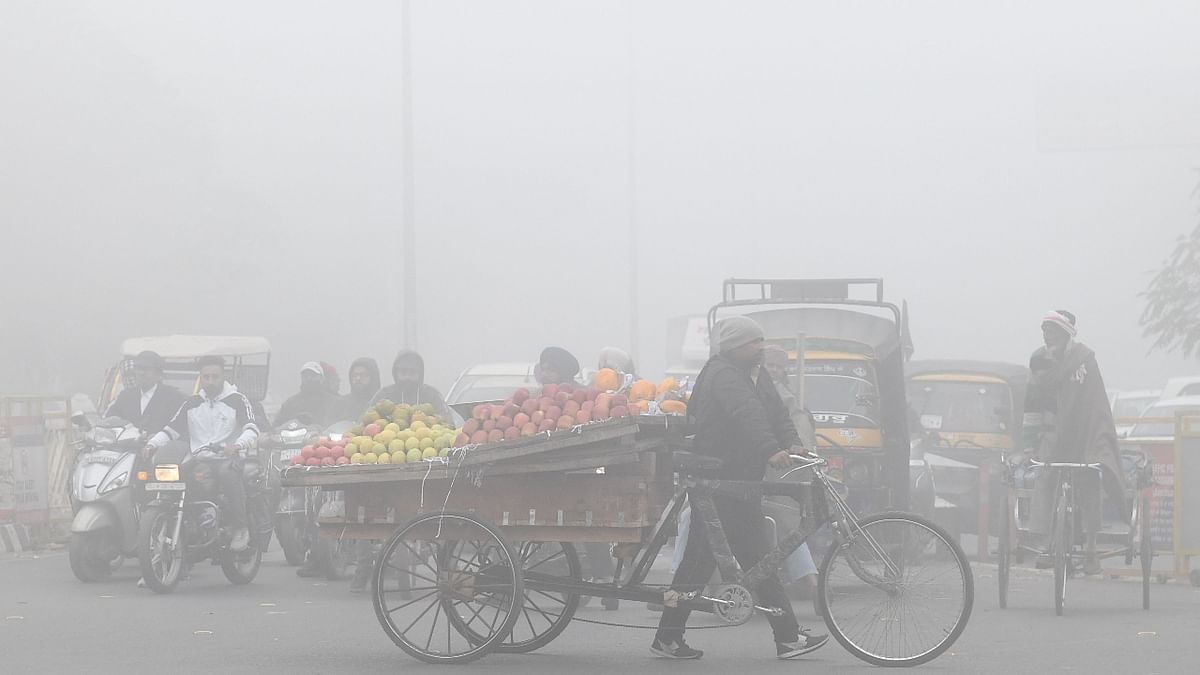 Dense fog is predicted in a few regions of Uttarakhand over the next two days and in Punjab and Haryana on December 23 and 24. Credit: AFP Photo