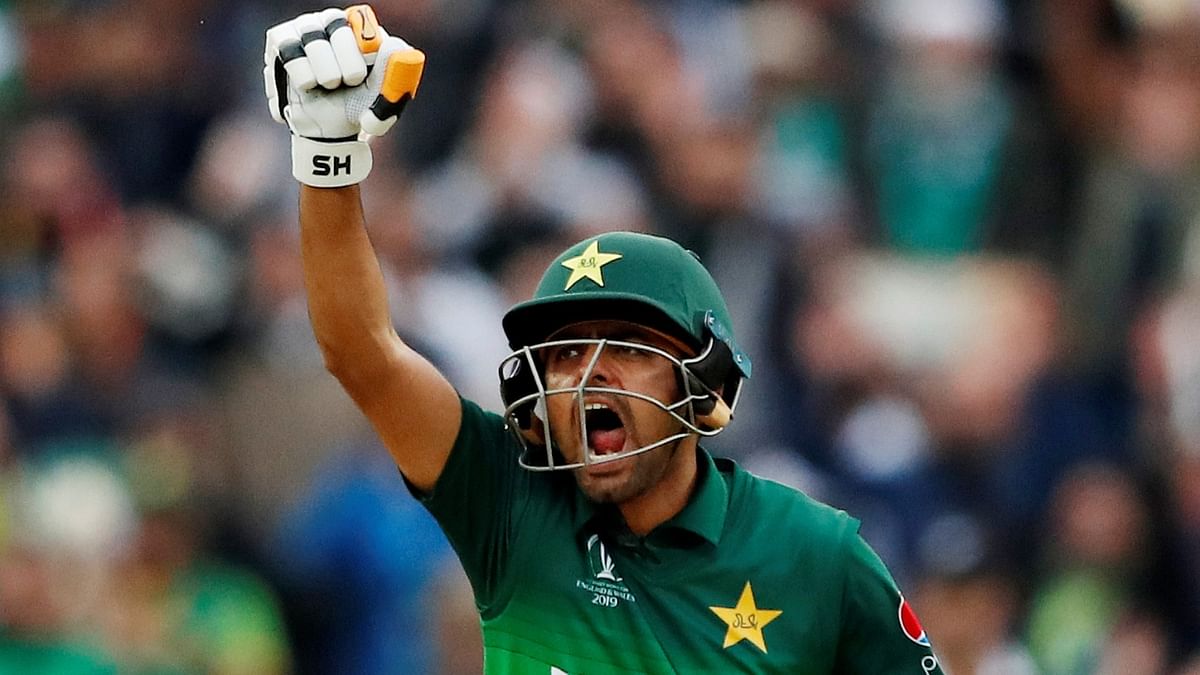 Pakistan's star batsman Babar Azam stood third with 1760 runs in 2021. With 14 half centuries, Azam also leads the chart of most 50+ scores in this year. Credit: Reuters Photo