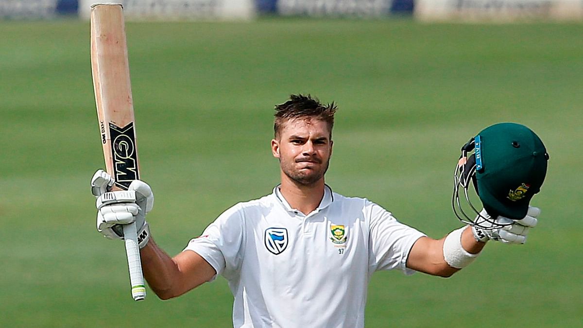 Aiden Markram of South Africa has scored 1102 runs in 2021 and has grabbed the sixth place. Credit: AFP Photo