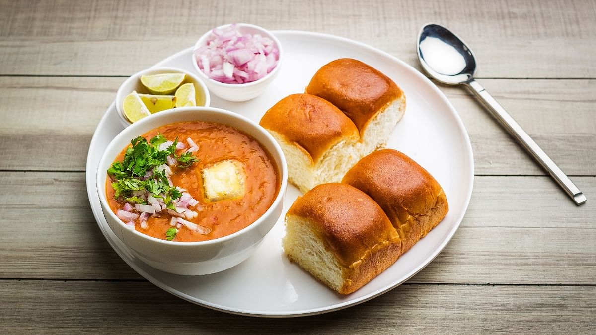 Coming a distant second in the top food orders of the year was Maharashtrian recipe, pav bhaji with 21 lakh orders. Credit: DH Pool Photo