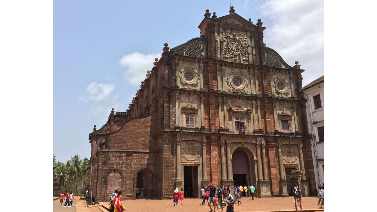 Basilica of Bom Jesus in in Goa attracts hundreds of tourists from all parts of India. Nearly 400-year-old heritage, this place has been declared as a World Heritage Site by UNESCO. Credit: DH Pool Photo