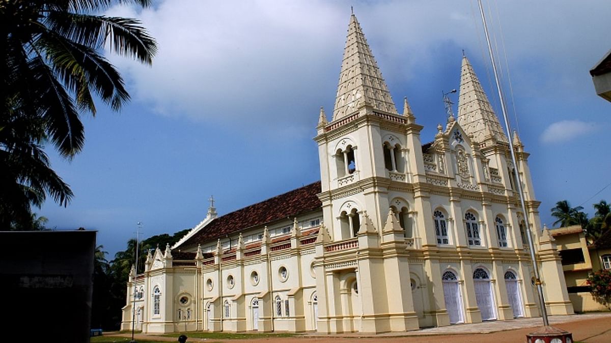 Located in Kochi fort, Santa Cruz Basilica is one of the eight Basilicas in India. The second cathedral that was built by the Portuguese, this basilica serves as the cathedral church of the Diocese of Cochin, the second oldest Diocese of India. Credit: Kerala Tourism