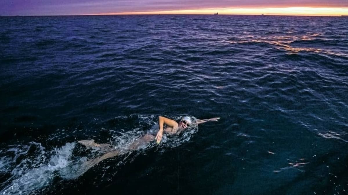 Chloe McCardel crowned Queen of the English channel: Australia's Chloe McCardel became the person to have swum the Channel the most -- a remarkable 44 times. Credit: Instagram/chloemccardel