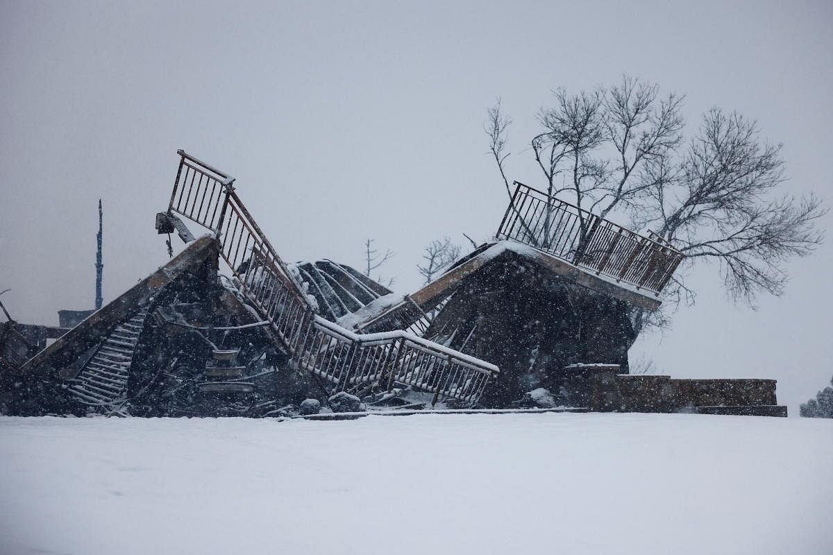 A view shows remains of a home damaged by wildfires, a day after evacuation orders, in Louisville, Colorado, U.S. Credit: Reuters Photo