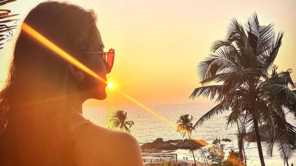 Actor Vidisha Srivastava had a great start to the new year by witnessing the first sunrise of the year in Goa. Credit: Instagram/vidishasrivastava