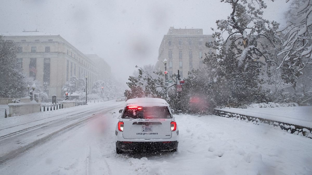 The storm dropped more than 14 inches of snow in parts of Northern Virginia, while Washington recorded more than 8 inches, according to the National Weather Service. In central Tennessee and northern Alabama, which caught the tail end of the storm, snowfall totals reached 9 inches, the weather service said. Credit: Reuters Photo