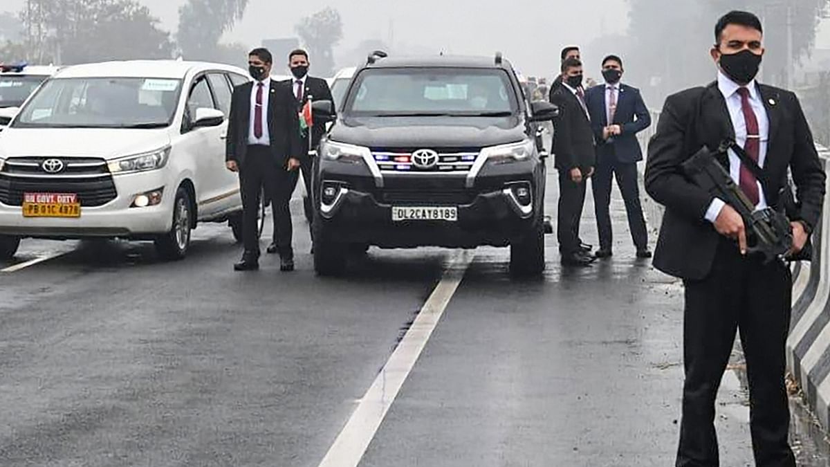 The Prime Minister cancelled his scheduled visit to Punjab's Ferozpur due to the security breach. Prime Minister Modi was visiting Ferozpur to lay the foundation stone for multiple development projects worth more than Rs 42,750 crore. Credit: PTI Photo