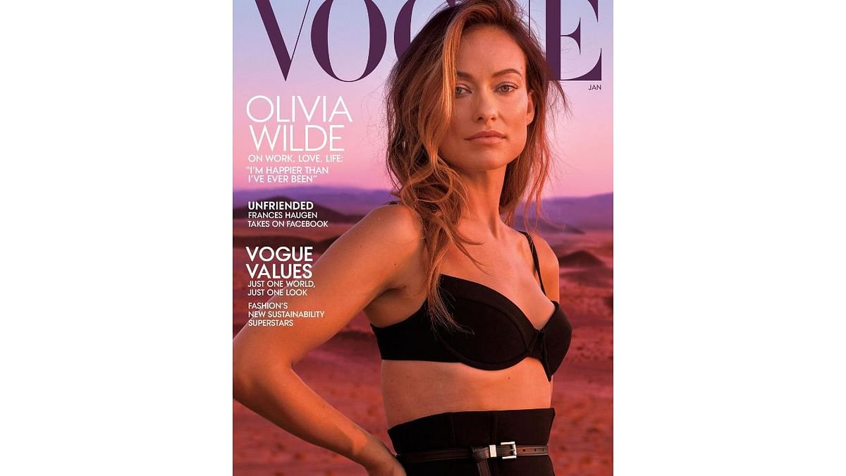 Hollywood sensation steams up the magazine cover of Vogue’s January 2022 issue. Credit: Instagram/oliviawilde