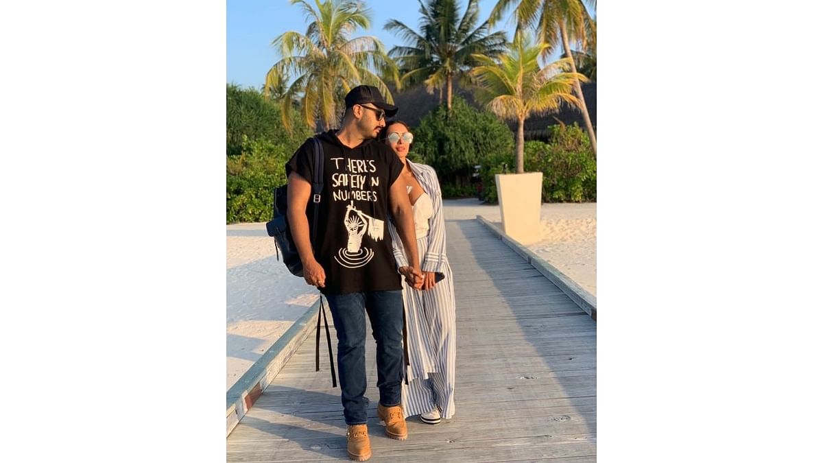 Arjun’s 34th birthday was the most memorable one as Malaika made their relationship ‘Insta-official’ by sharing a cosy picture. Further, the two affirmed their relationship on social media by showing a public display of affection on each other's posts. Credit: Instagram/malaikaaroraofficial