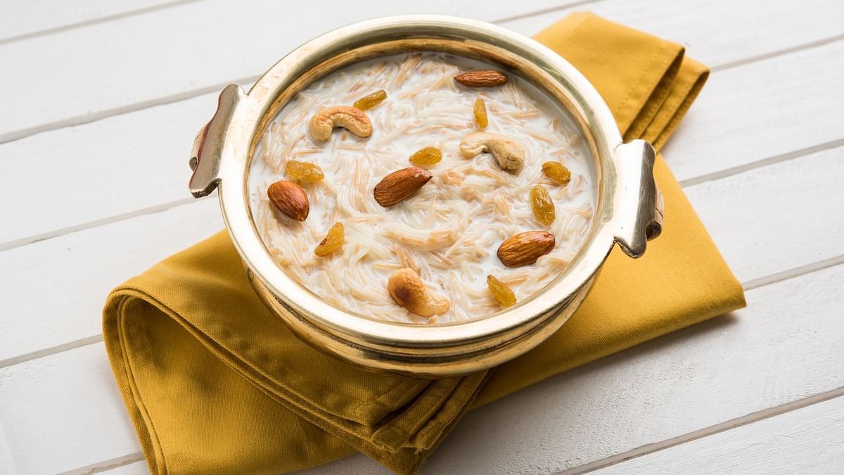 Payasam: Payasam is a popular and traditional festive dish in Southern India. This sweet pudding is made using milk, grains, lentils and a sweetener like jaggery or sugar. Credit: Getty Images
