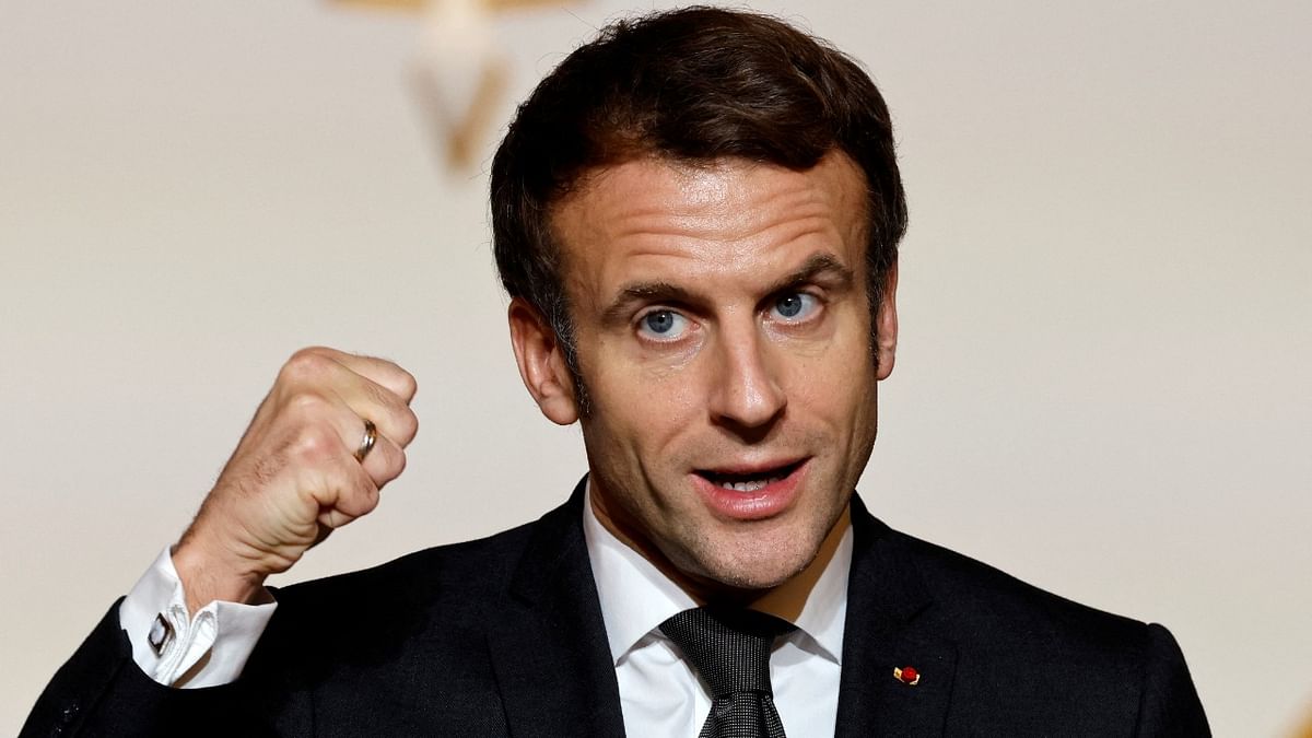 President Emmanuel Macron will tout 21 new foreign investment projects in France and a booming economy as proof his economic reforms have been bearing fruit less than three months before a presidential election in which he is expected to run. Credit: Reuters File Photo