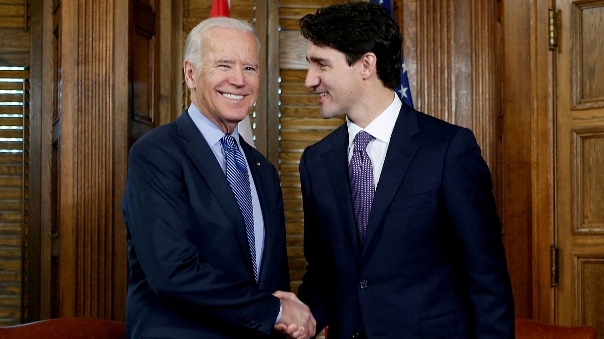 US president Joe Biden and Prime Minister of Canada Justin Trudeau shared the sixth place with 43% approval ratings. Credit: Reuters Photo