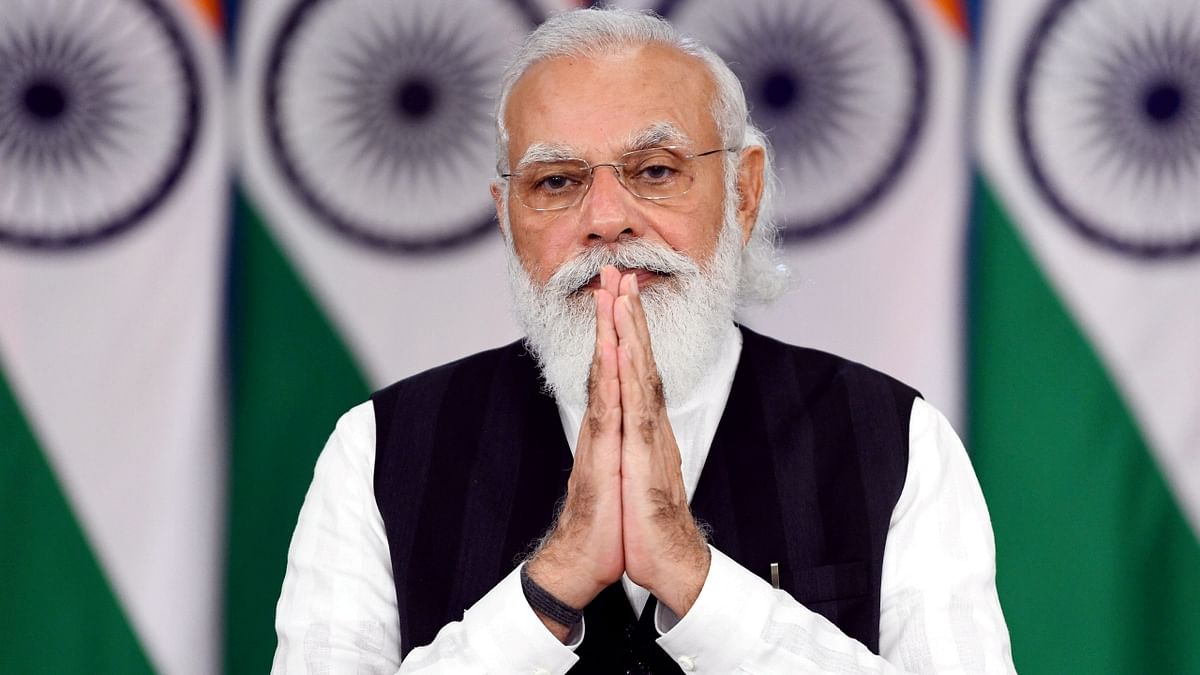Prime Minister Narendra Modi has topped the list with the highest approval rating of 71%. Credit: PTI Photo