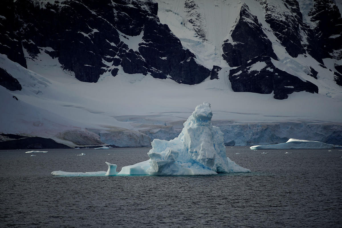 A giant iceberg that detached from Antarctica in 2017 released the equivalent of 61 million Olympic-sized swimming pools of freshwater as it melted, according to research published Thursday, raising questions over the impact on the marine ecosystem. Credit: Reuters File Photo