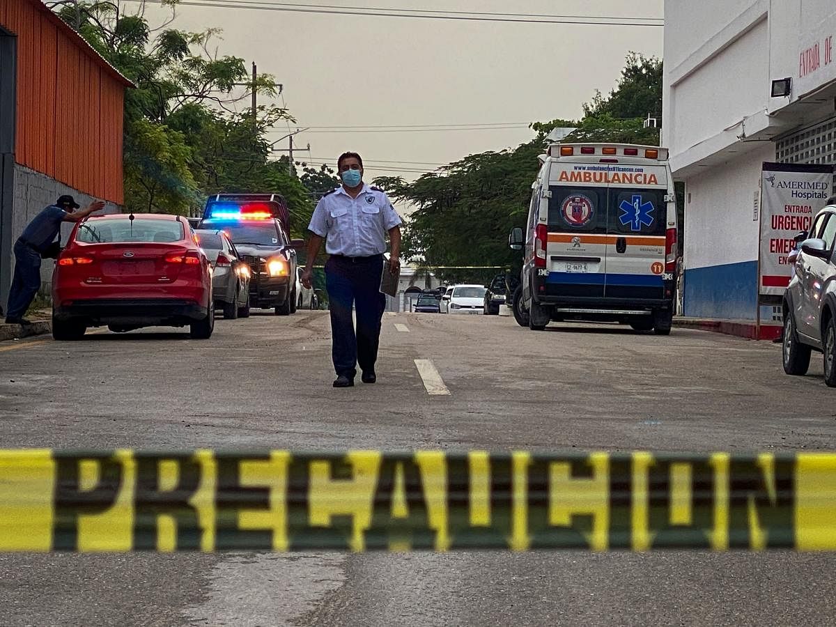 At least two people where killed and one wounded after a shooting at the Xcaret hotel complex near Cancun, Mexico's main Caribbean destination, authorities reported Friday. The shooting attack occurred when a man of Canadian origin shot three people of the same nationality. Credit: AFP Photo