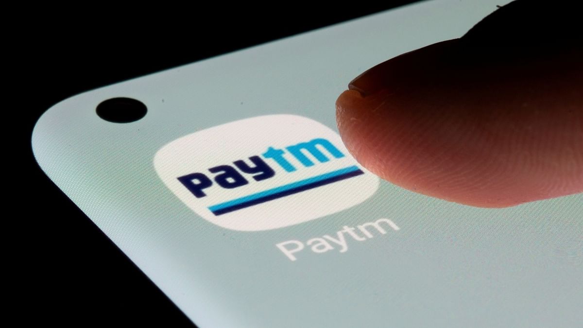 The shares of One97 Communications Ltd, Paytm's parent company, have tanked nearly 51% from its issue price of Rs 2,150. Credit: Reuters Photo