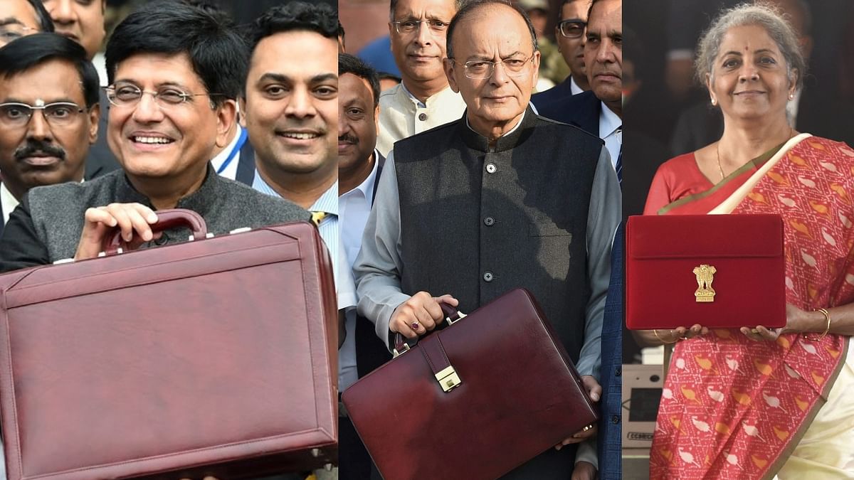 While in Britain, the Budget briefcase passed on from one finance minister to another, Indian FMs used different bags during their tenure. Credit: PTI Photo