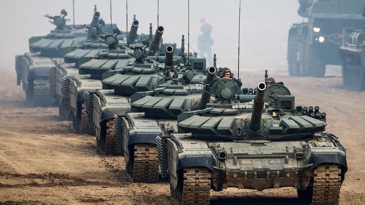 Tanks: Russia - 12,420| Ukraine - 2596. Credit: Reuters Photo