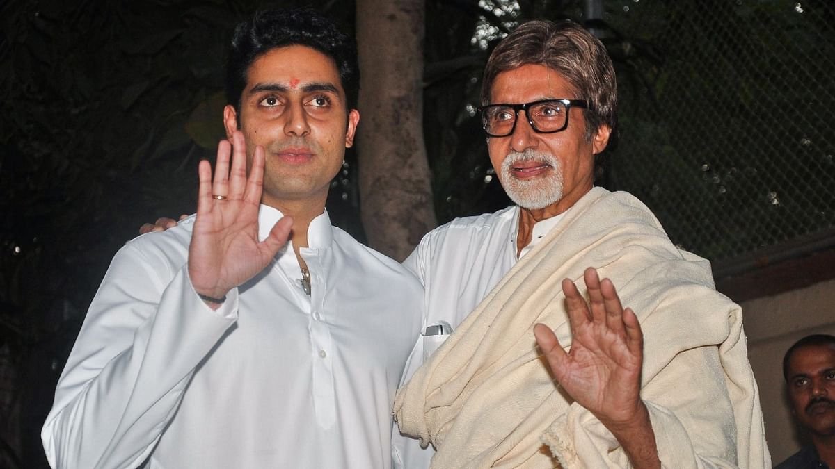 Amitabh Bachchan and his son Abhishek have reportedly invested around $250,000 in Ziddu.com, a Singapore-based blockchain research startup. Credit: AFP Photo