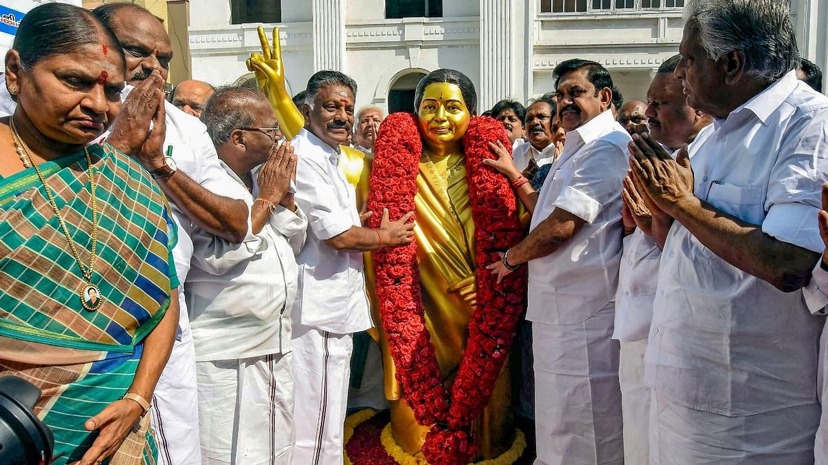 Tamil Nadu's AIDMK declared assets worth Rs 246.90 crore and stood sixth. Credit: PTI Photo