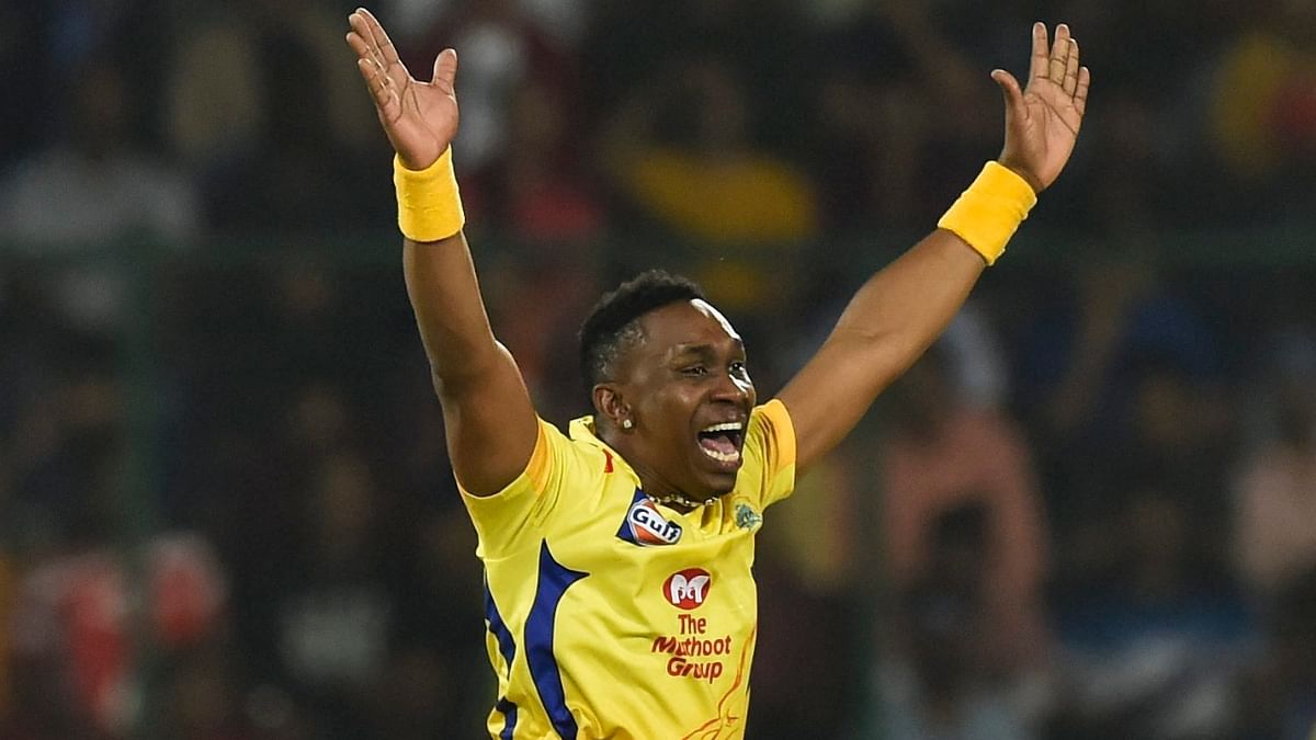 Cricketer Dwayne Bravo, who is the one of the finest all-rounders in IPL history, is one of the oldest (38) on the list. Credit: PTI Photo