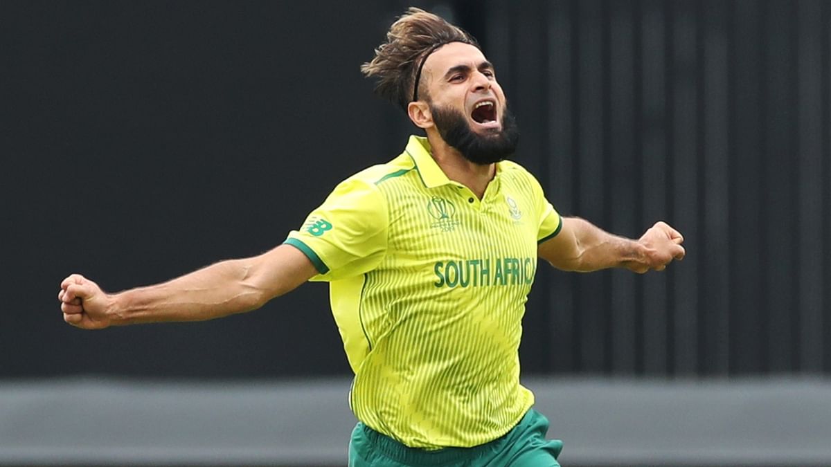 At the age of 43, Imran Tahir is the oldest international cricketer in the IPL 2022 auction. Credit: Reuters Photo