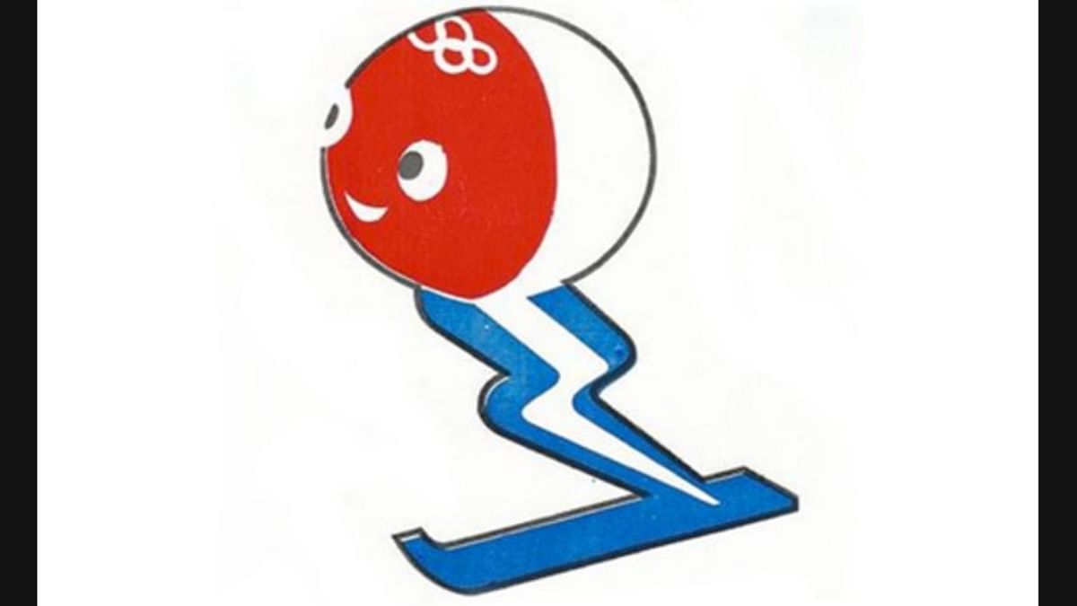 Schuss was the forgotten first mascot since he functioned in an unofficial capacity. The little man on skis was present at the Grenoble Olympic Games in 1968. Credit: Olympics.com