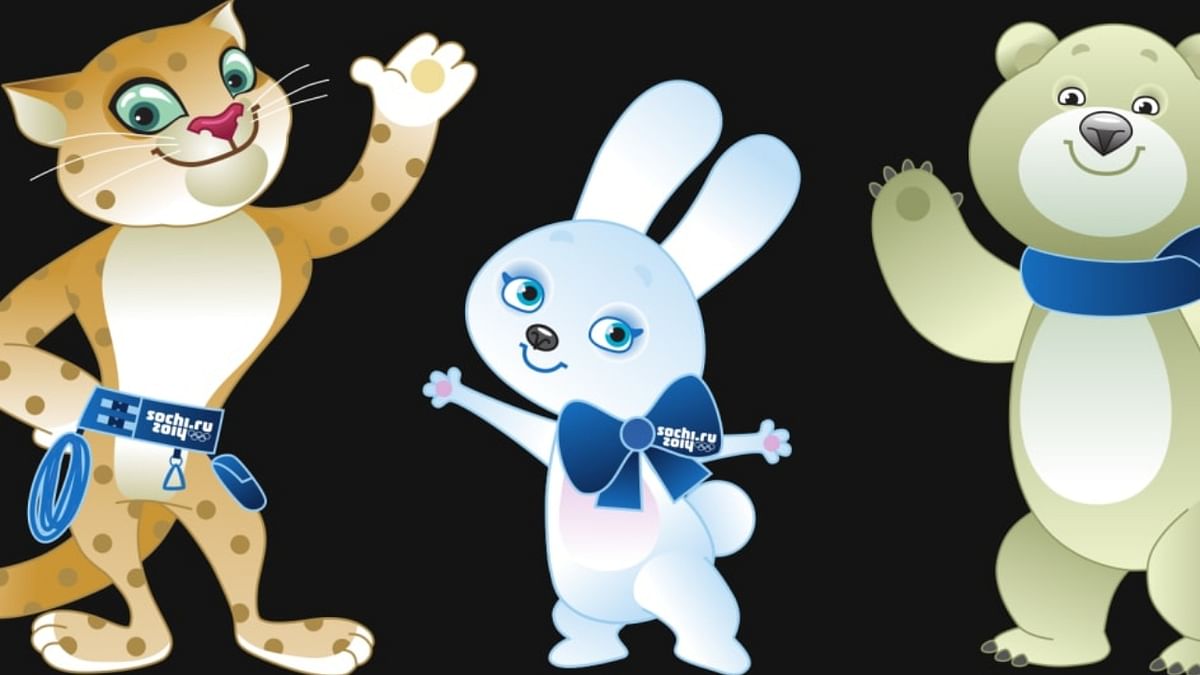 Sochi 2014: The Hare, the Polar Bear and the Leopard - Sochi had three mascots in a nod to the three places on the Olympic podium. Credit: Olympics.com