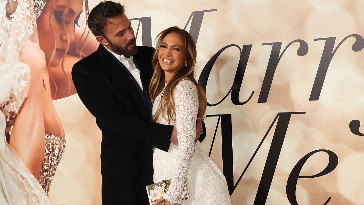 It seems Jennifer Lopez and Ben Affleck, aka Bennifer's love story is still going strong, with the adorable couple packing on the PDA at the special screening of Hollywood film 'Marry Me' at the Directors Guild of America in Los Angeles, California, US. Credit: Reuters Photo