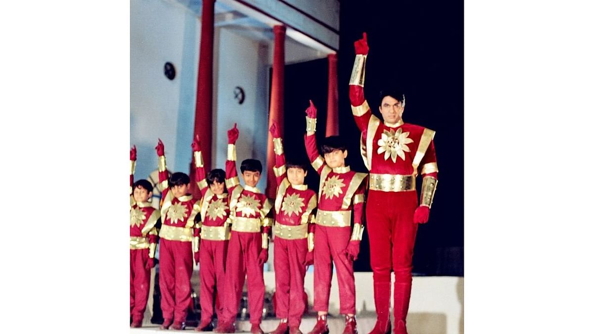 A hit among children, Shaktimaan was suspended after a petition was filed saying kids imitates stunts performed by the superhero. Credit: Instagram/iammukeshkhanna