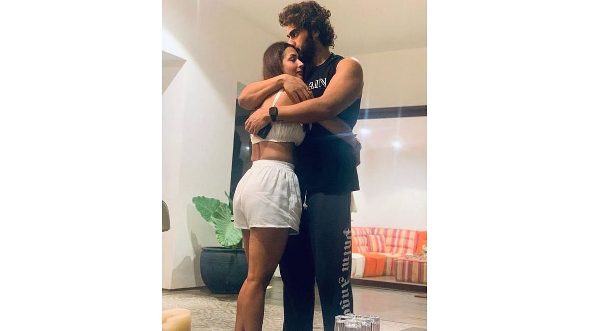 Malaika Arora wished Arjun Kapoor with this romantic picture on Valentine's Day. Credit: Instagram/malaikaaroraofficial