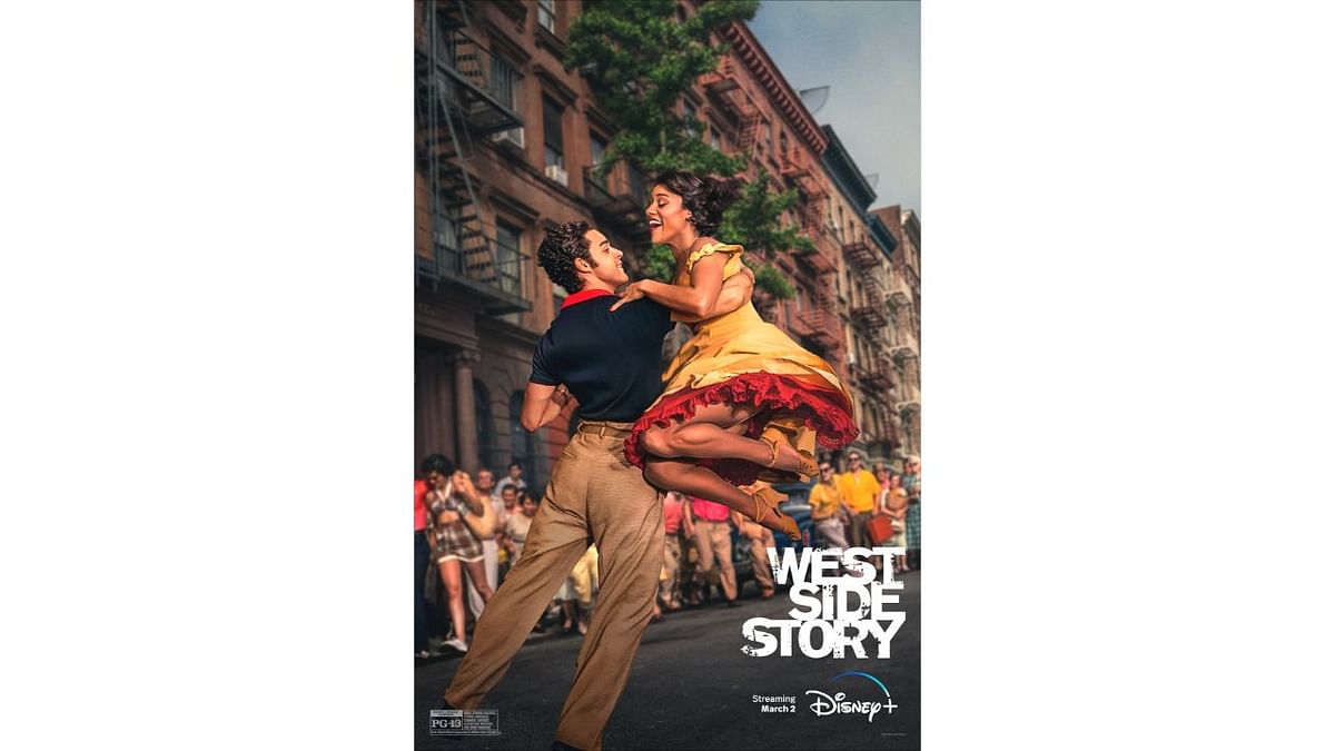 'West Side Story' on Disney+ Hotstar: This is a classic tale of fierce rivalries and young love in 1957 New York City is a 2021 American musical romantic drama directed and co-produced by Steven Spielberg. Credit: Facebook/@westsidestory2021
