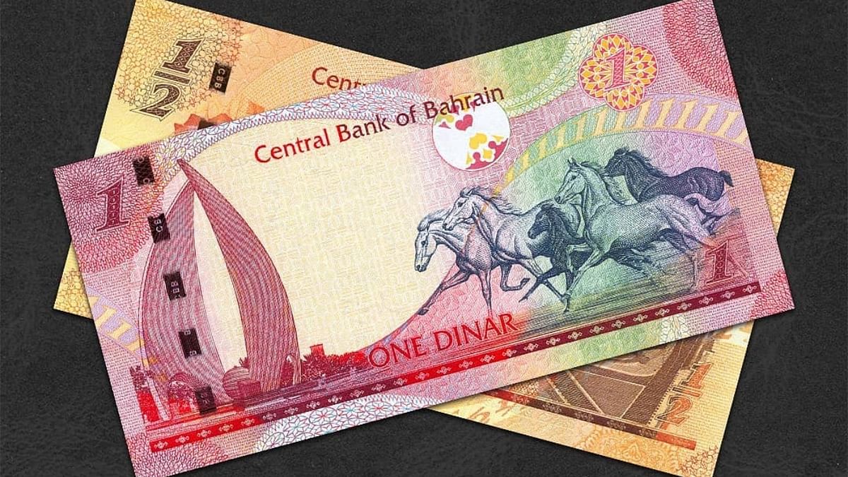 Rank 2 | Bahraini Dinar: Valued at nearly Rs 200, the Bahraini Dinar is the second highest valued currency in the world. Credit: Instagram/yavar.notaphilist