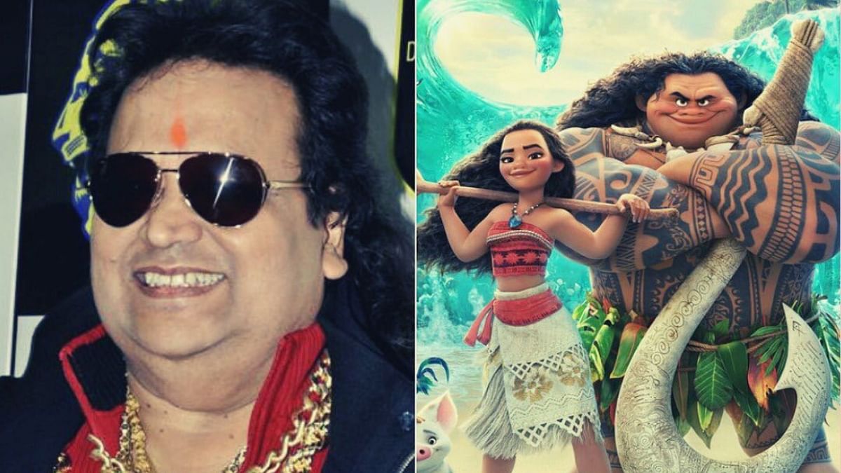 He dubbed for a key character in Disney's musical film, Moana (2016). Credit: Instagram/bappilahiri_official_