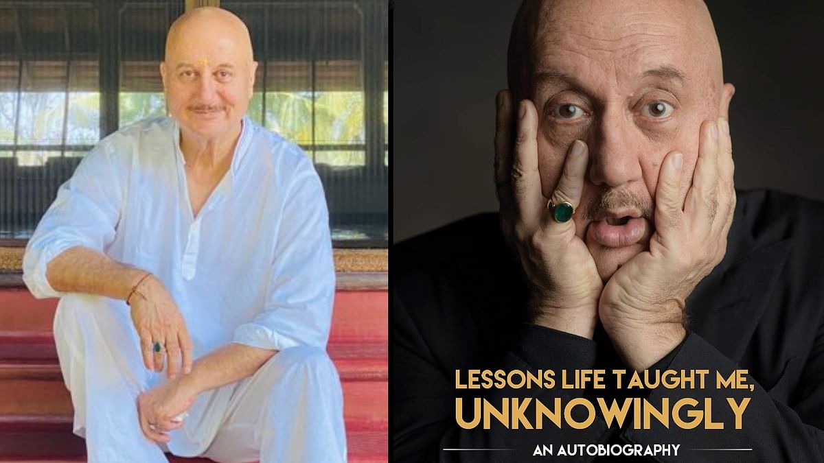 Lessons Life Taught Me, Unknowingly: An Autobiography - This book essays Anupam Kher's journey starting from Kashmir to Mumbai. In this book, Anupam opened up on how he managed to overcome the difficult stages of his life from not getting roles or getting diagnosed with depression and going bankrupt. Credit: Twitter/@AnupamPKher & Amazon