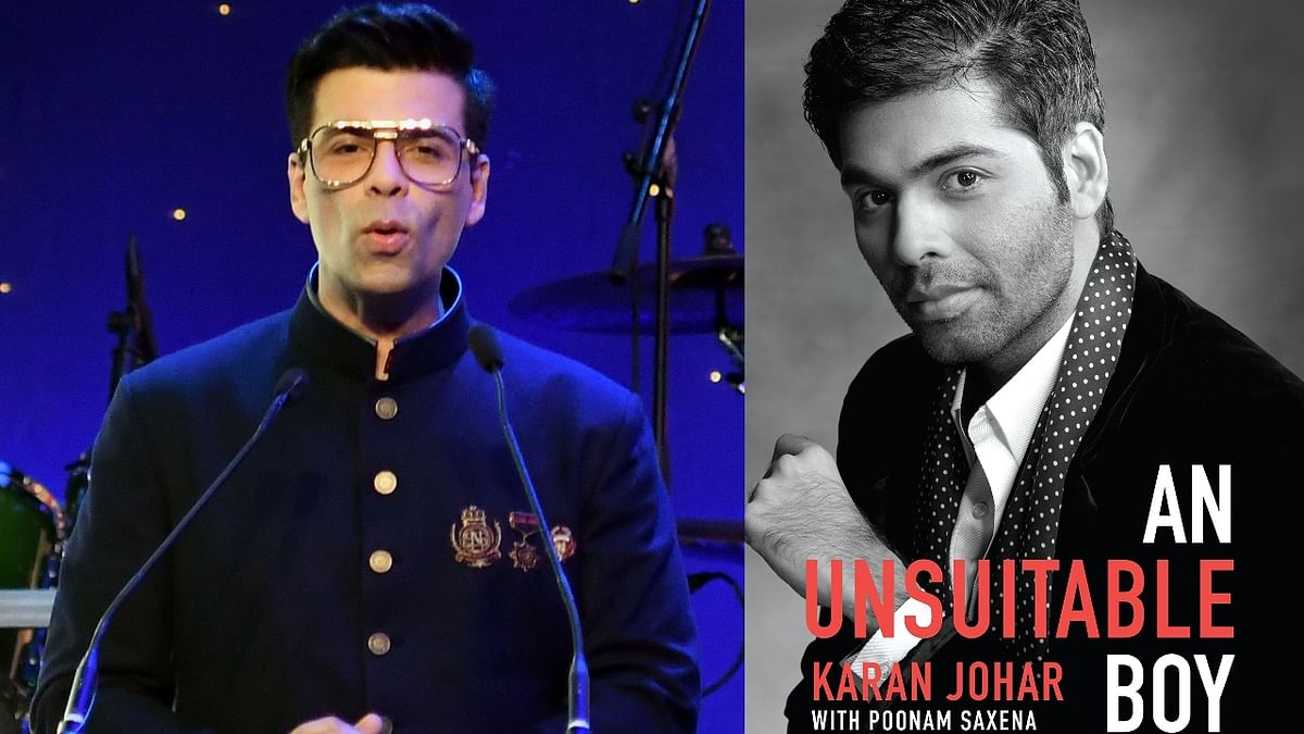 An Unsuitable Boy - Celebrated filmmaker Karan Johar opened up about his relationship with many celebrities, including close friends Kajol and Shah Rukh Khan, while also talking about how his cinema is often labelled elitist, among other things in this book. Credit: DH Photo & Amazon