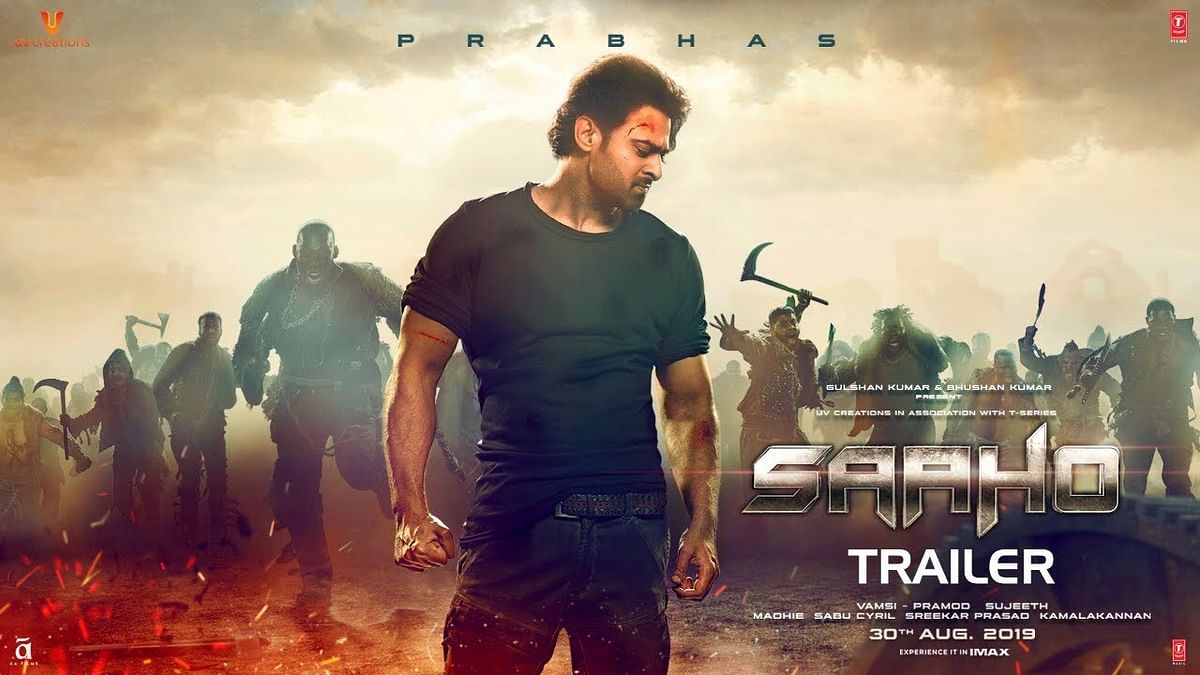 The trailer of Prabhas’ Saaho', which saw a pan India release, also took twenty-seven minutes on YouTube to get 100K likes. Credit: Special Arrangement