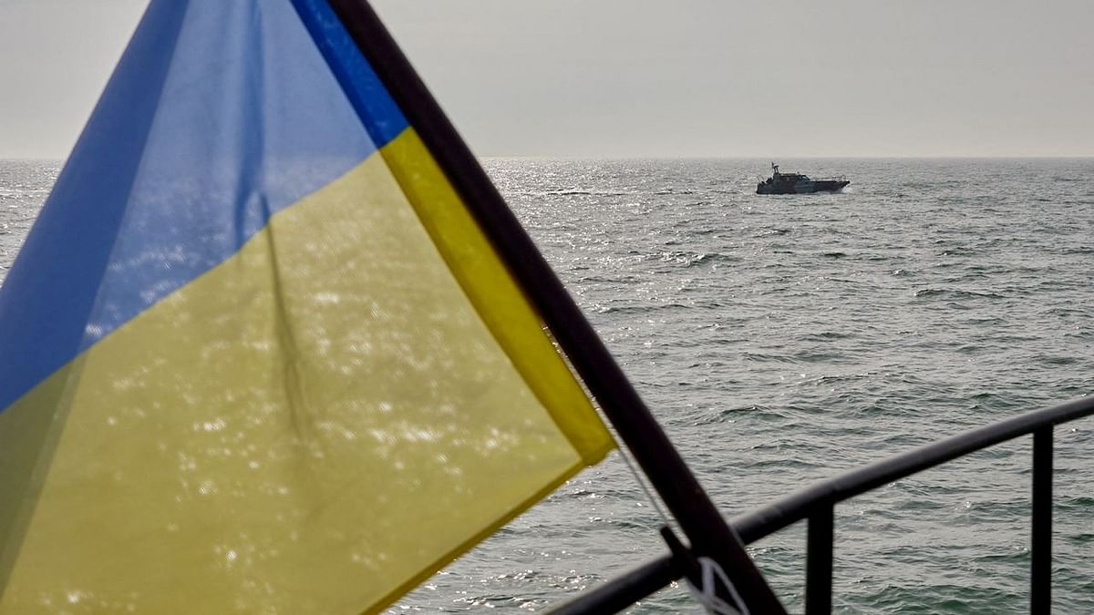 The Ukrainian military has also damaged two civilian ships in the Sea of Azov using missiles, Russian security service FSB said. Credit: Reuters Photo