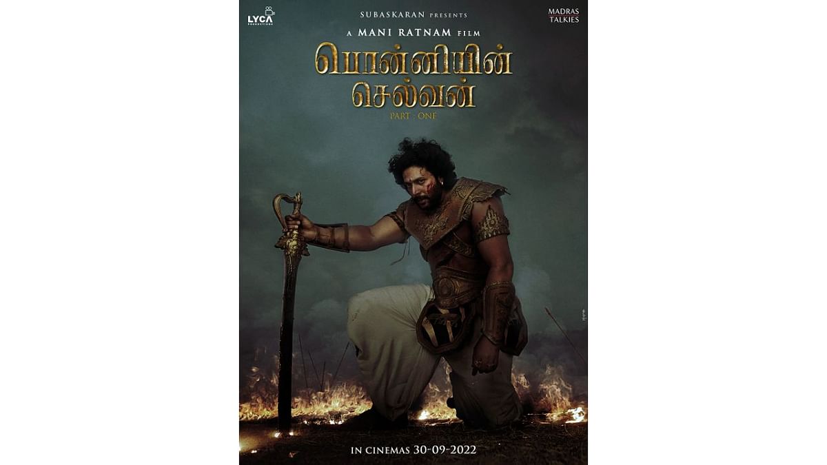 Jayam Ravi plays the role of Arulmozhi Varman, who is fondly called Ponniyin Selvan. Credit: Special Arrangement