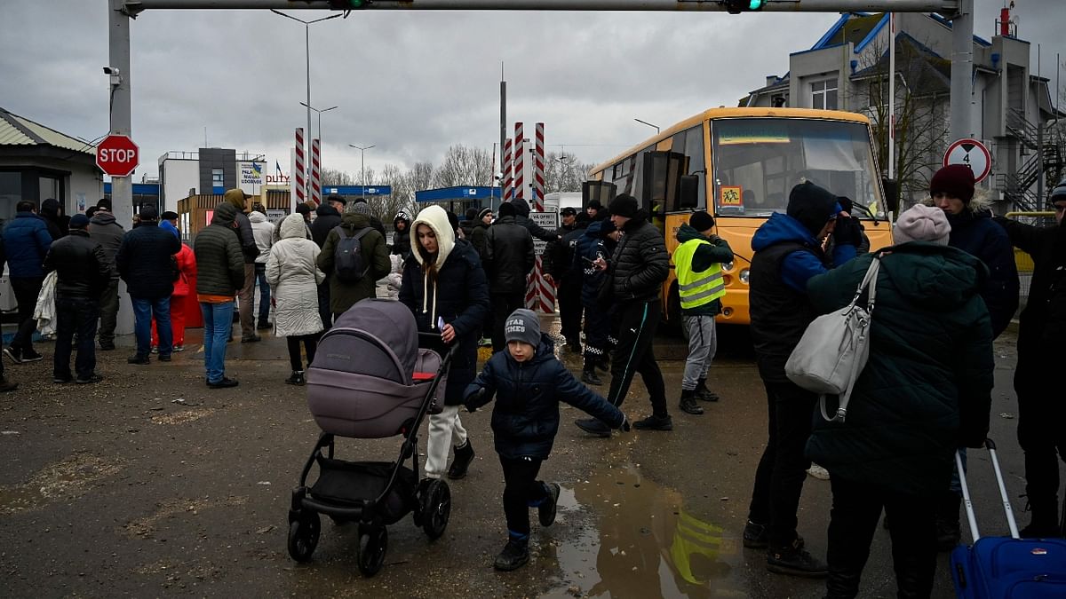 UNHCR said 79,315 people who fled Ukraine were now in Moldova. Credit: AFP Photo