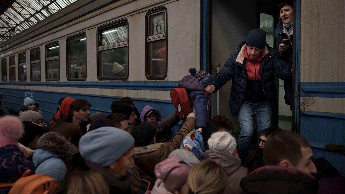 Slovakia, which shares a 97 km border with Ukraine, has welcomed 71,200 refugees. Credit: AP Photo