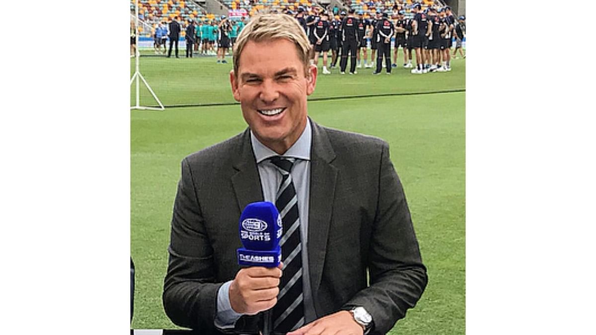 Having got a taste for broadcasting during his ban year, Warne became a hugely respected pundit after his retirement. Credit: Instagram/shanewarne23