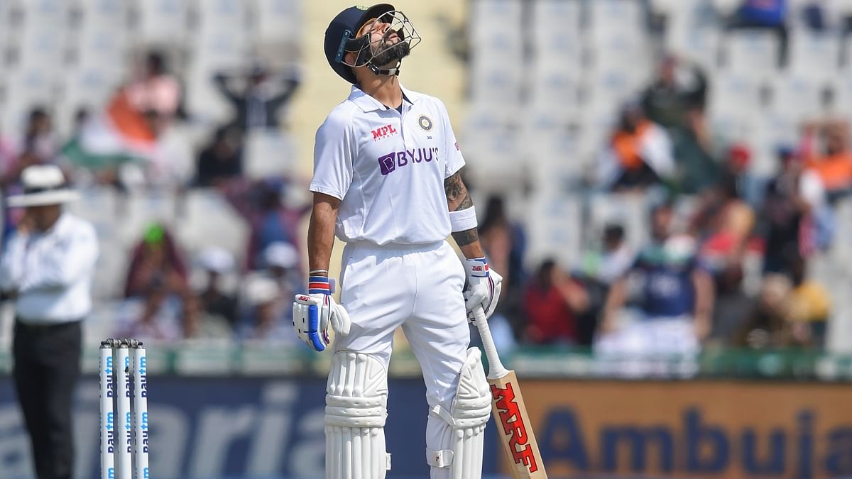 Hundreds of Virat fans were seen chanting his name as soon as he stepped out to bat against Sri Lanka. Credit: PTI Photo