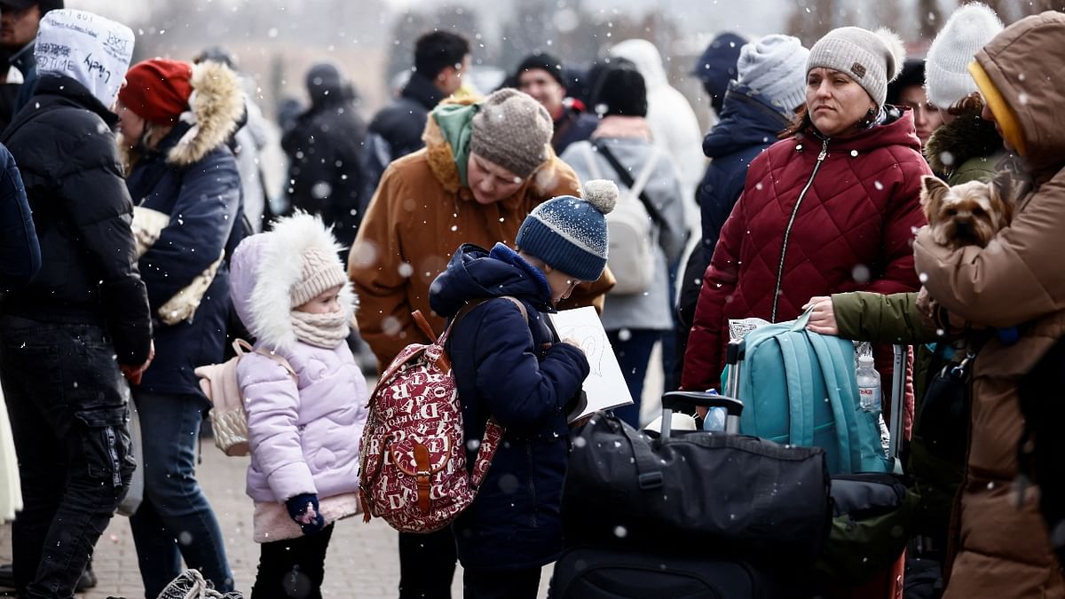 A life gone by: People flee war-torn Ukraine