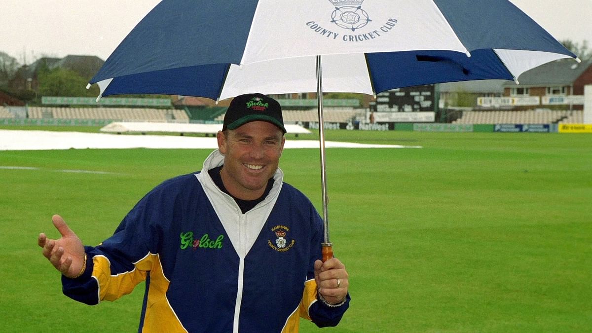 Warne played domestic cricket for his home state of Victoria, and English domestic cricket for Hampshire. Credit: Action Images