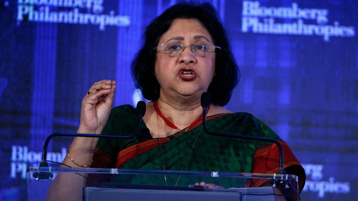 Arundhati Bhattacharya: Chairperson, The State Bank of India (SBI). She is not only the first woman to lead a Fortune 500 company based in India, but Forbes has also named her the 25th most powerful woman in the world. At the age of 22, she joined SBI as a probationary officer (PO) in 1977. She has taken some excellent initiatives to make it easier for women to work in the sector. She instituted a two-year sabbatical policy for female employees to care for children or the elderly. Credit: AFP Photo