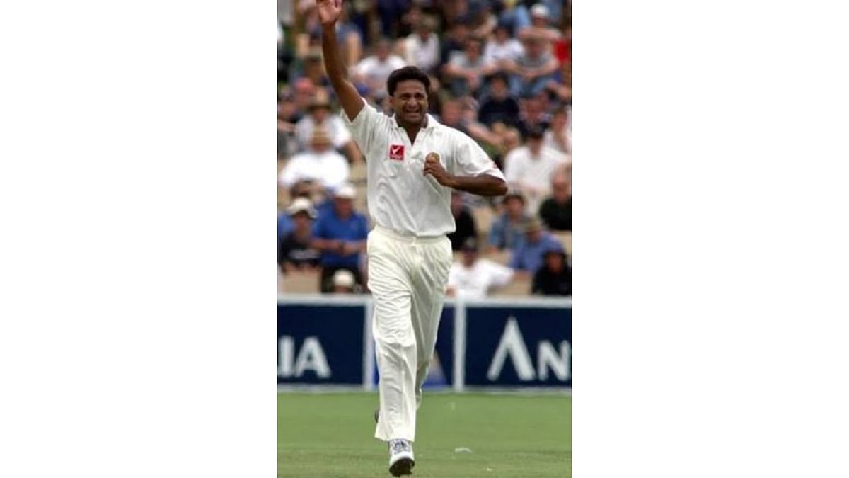 His career spanning over more than a decade, Indian pacer Javagal Srinath has taken 235 test wickets in 67 matches. Credit: Twitter/@CTRavi_BJP