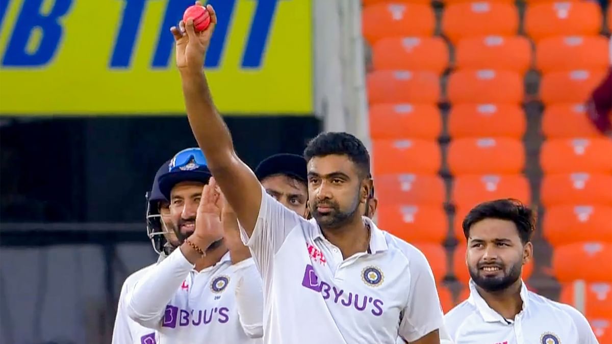 R Ashwin superseded the legendary Kapil Dev's 434 Test scalps in his 85th test match. He has 436 wickets and is India's second most successful bowler in the longest format. Credit: PTI Photo