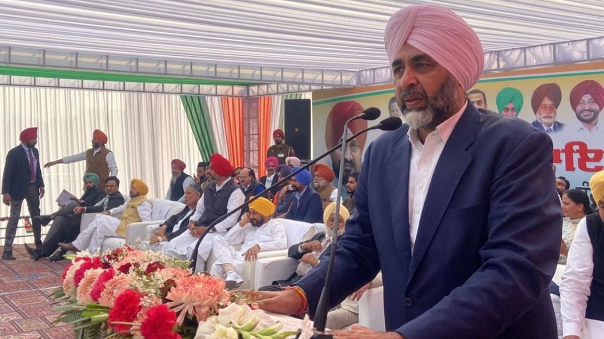 Manpreet Singh Badal | Congress | Punjab's finance minister also suffered a crushing defeat at the hands of AAP's Jagroop Gill from Bathinda Urban seat. Credit: Twitter/@MSBADAL